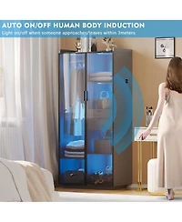 Vlsrka Vanity Makeup Desk with Mirror and Lights