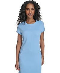 Tommy Hilfiger Women's Crewneck A-Line Dress