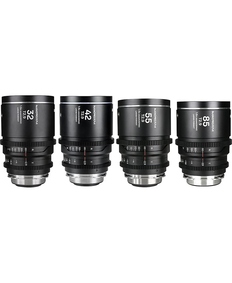 Venus Laowa Nanomorph Lf 4-Lens Kit for Pl Mount and Canon Ef - Silver