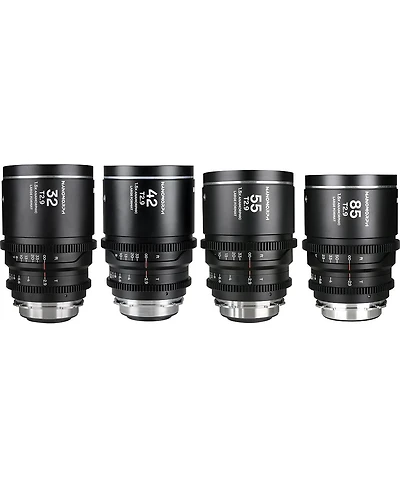 Venus Laowa Nanomorph Lf 4-Lens Kit for Pl Mount and Canon Ef - Silver