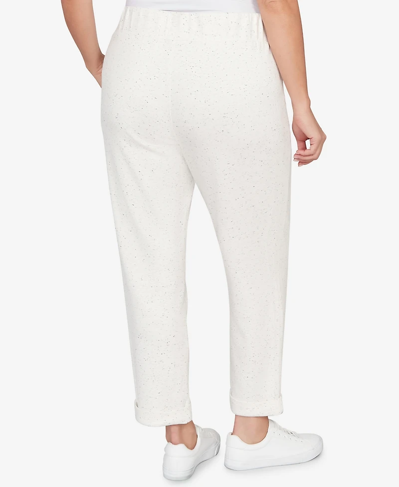 Ruby Rd. Plus Ultra Soft Knit Cuffed Ankle Pants