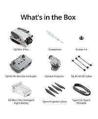 Dji Mini 3 Drone with Rc-N1 Remote Controller Bundle with 128GB microSD Card, Shoulder Bag, Anti-Collision Light, Landing Pad