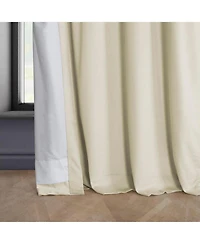 Half Price Drapes Grommet Heritage Plush Velvet Room Darkening Curtain