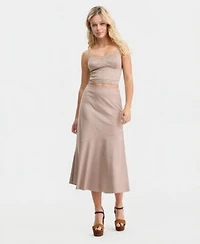 Guess Womens Nunzia Corset Top Nunzia Midi Skirt