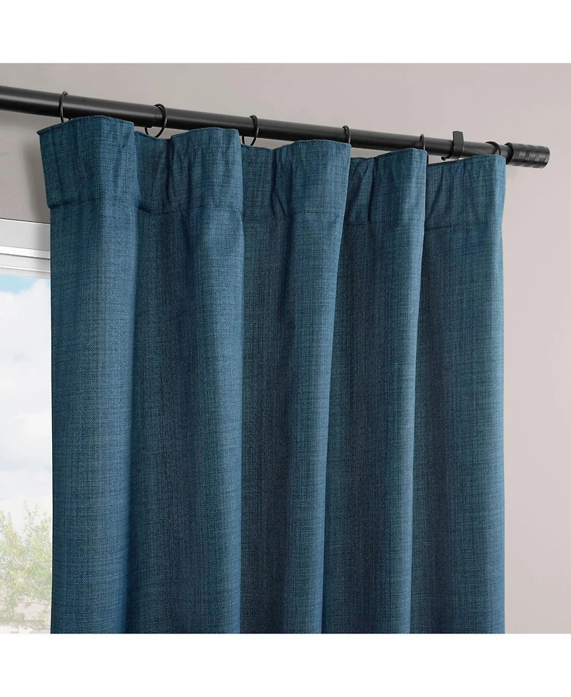 Half Price Drapes Vienna Basic Solid Curtains (2 Panel) Blackout For Bedroom & Living Room