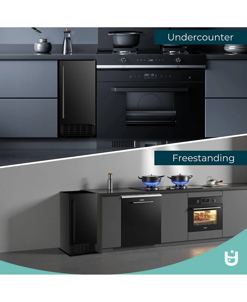 Euhomy 200-lb Ice Per day Cubed Ice Maker ( Black )