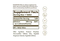 Solgar Selenium Yeast-Free ,200 Mcg ,250 Tabs