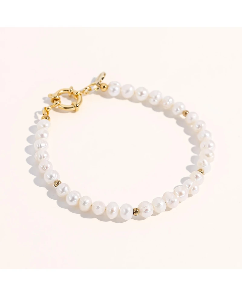 Mathilde Pearl Bracelet 9" For Women