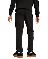 Puma Men's Logo Fleece Open Bottom Regular-Fit Sweatpants