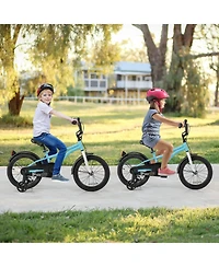 Sugift Kids Bike with Adjustable Handlebar, Seat & Training Wheels