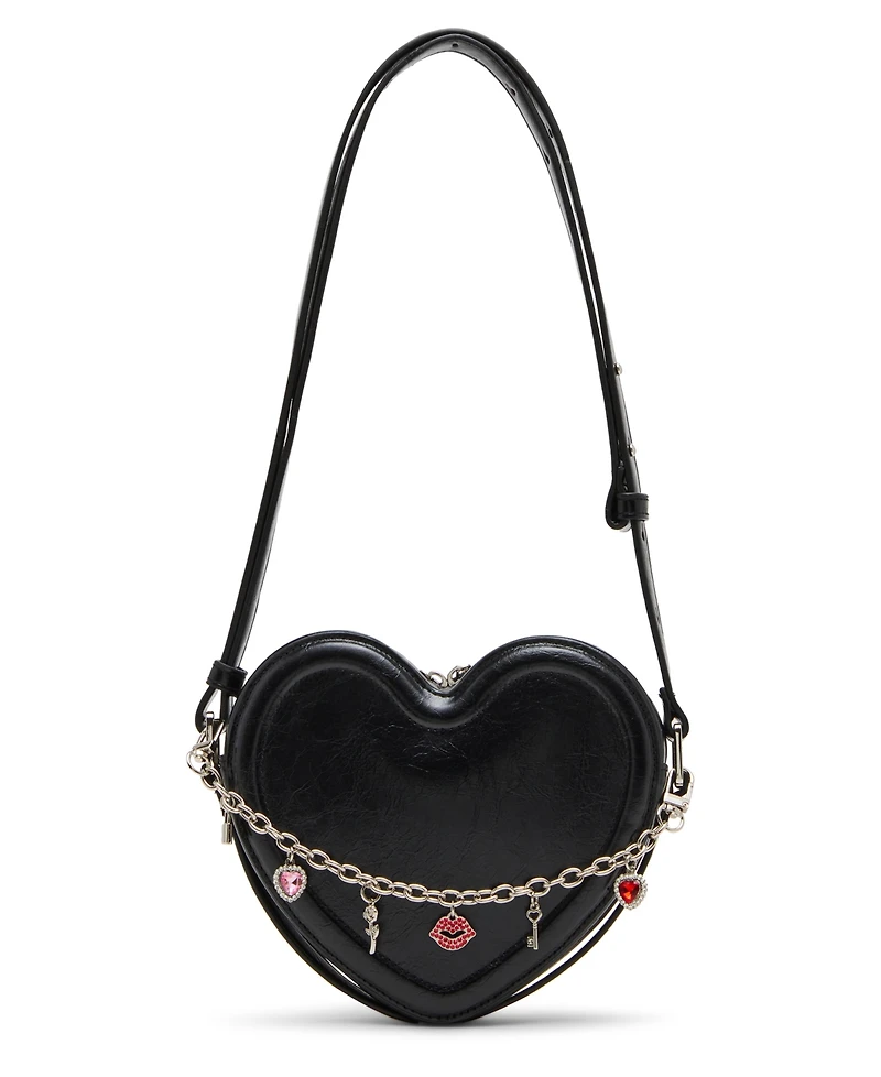 Madden Girl Fran Heart Crossbody Bag