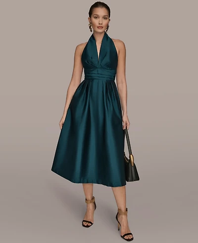 Donna Karan New York Women's A-Line Halter Dress