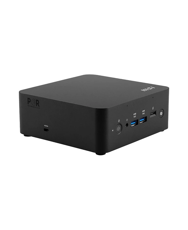 Msi Cubi Nuc Ai+ Mini Pc, Ultra 7 258V, 32GB Ram, 1TB Ssd, Windows 11 Home – compact power in sleek black design.