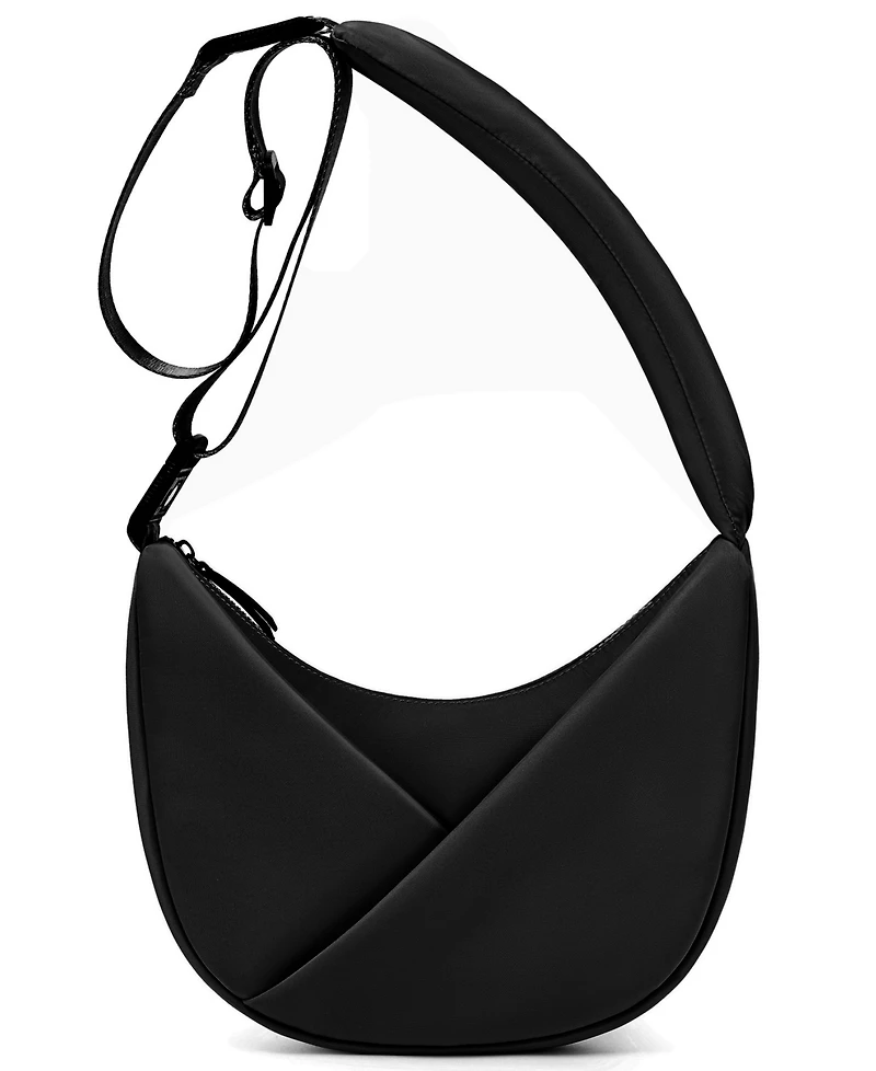 Origami Crescent Handbag Crossbody Bag For Women