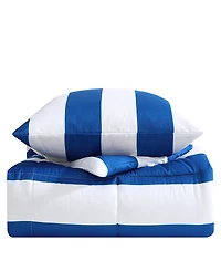 Nautica Huck Stripe Microfiber 3-Pc. Comforter Set, Twin