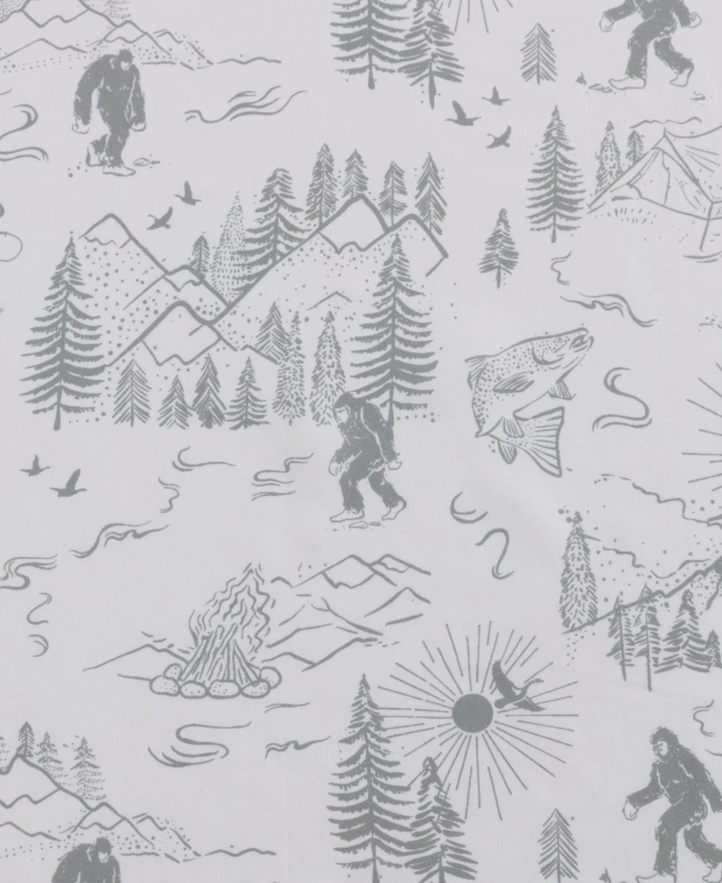 Eddie Bauer Big Foot Hiking Trip Microfiber 4-Pc. Sheet Set, Queen