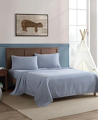 Eddie Bauer Vivid Stripe Microfiber -Pc. Sheet Set