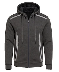 Blu Rock Men's Slim-Fit Reflective Tech Full-Zip Hoodie