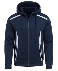 Blu Rock Men's Slim-Fit Reflective Tech Full-Zip Hoodie