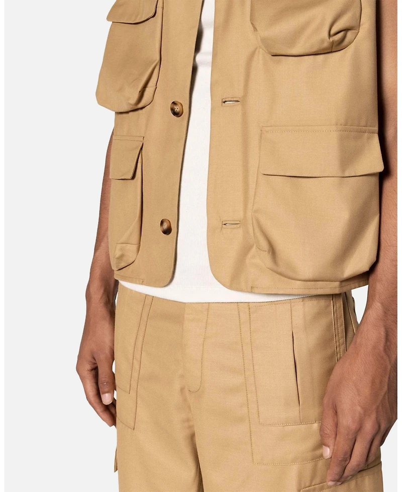 Loiter Men's Bonded Gabardine Vest