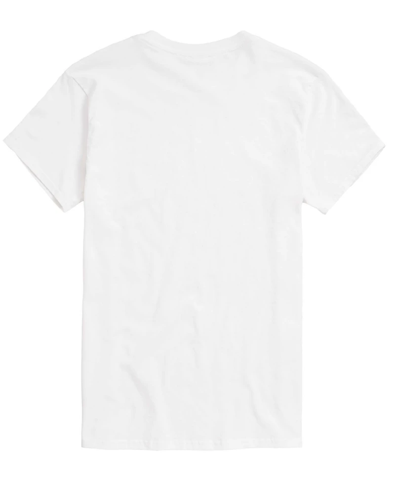 Airwaves Men's Snoopy and Christmas Tree Graphic T-Shirt