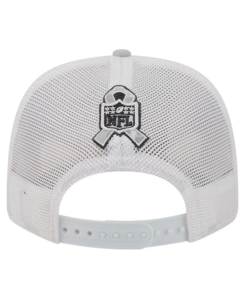 New Era Men's Gray Cincinnati Bengals Salute to Service Fan Pack 9SEVENTY Trucker Adjustable Hat