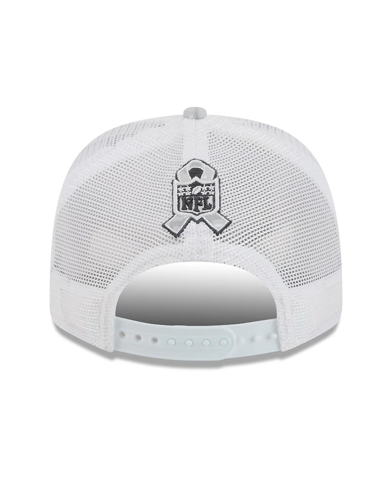 New Era Men's White Dallas Cowboys Salute to Service Fan Pack 9SEVENTY Trucker Adjustable Hat