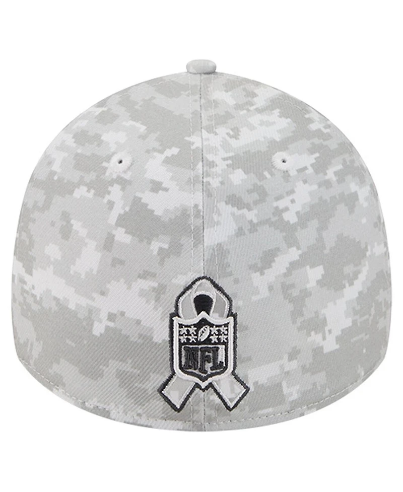 New Era Men's White Arizona Cardinals 2025 Salute to Service Digital Camo Fan Pack 39THIRTY Flex Hat