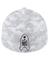 New Era Men's White Orleans Saints 2025 Salute to Service Digital Camo Fan Pack 39THIRTY Flex Hat
