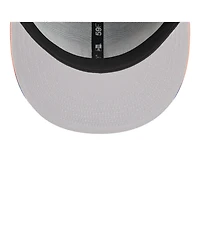 New Era Men's Black/Blue York Knicks Jersey Hook Statement Edition 59FIFTY Fitted Hat