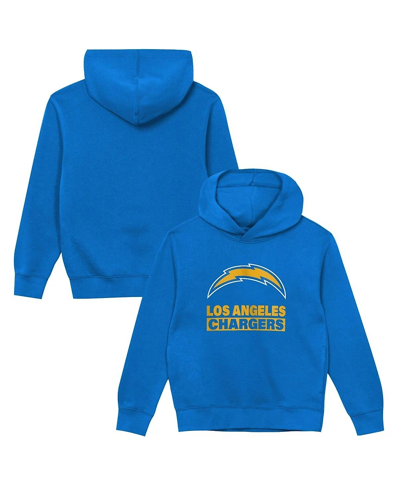 Outerstuff Toddler Blue Los Angeles Chargers Back to Basics Hoodie
