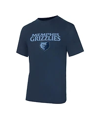 Concepts Sport Men's 2-Piece Navy/Gray Memphis Grizzlies Avondale T-Shirt and Flannel Pants Set