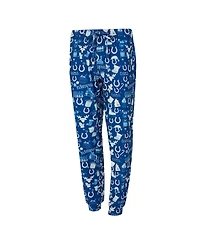 Concepts Sport Women's 2-Piece Royal Indianapolis Colts Chestnut Long Sleeve T-Shirt and Pant Sleep Set