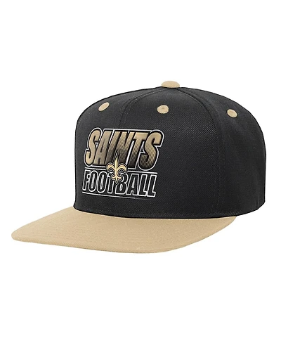 Outerstuff Big Boys and Girls Black New Orleans Saints Team Gradient Deadstock Snapback Hat