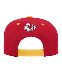 Outerstuff Big Boys and Girls Red Kansas City Chiefs Team Gradient Deadstock Snapback Hat
