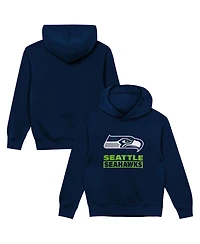 Outerstuff Preschool College Navy Seattle Seahawks Back to Basics Hoodie