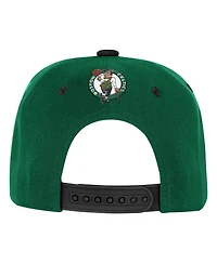 Outerstuff Big Boys and Girls Kelly Green/Black Boston Celtics Two-Tone Snapback Hat