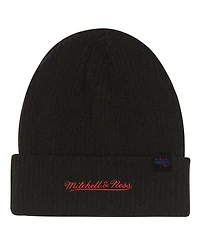 Mitchell & Ness Big Boys and Girls Black Washington Capitals Neon Line Lights Cuffed Knit Hat