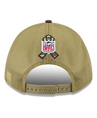 New Era Men's Green Jacksonville Jaguars 2025 Salute to Service 9FORTY A-Frame M-Crown Adjustable Hat