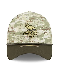 New Era Men's Camo Minnesota Vikings 2025 Salute to Service 39THIRTY Flex Hat
