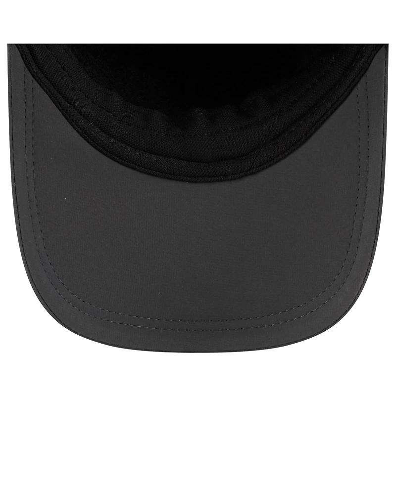 New Era Men's Charcoal Carolina Panthers 2025 Sideline Cold Weather Runner Dog Ear Adjustable Hat