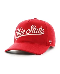'47 Brand Men's and Women's Scarlet Ohio State Buckeyes Collections Golden Age Corduroy Hitch Adjustable Hat