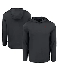 Cutter & Buck Men's Black Alabama Crimson Tide Coastline Epic Comfort Eco Long Sleeve Hoodie T-Shirt