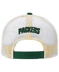 Outerstuff Big Boys and Girls Green Bay Packers Core Lockup Trucker Adjustable Hat