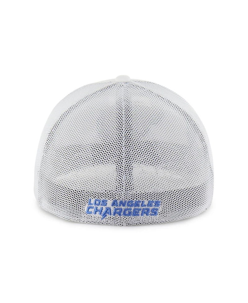 '47 Brand Men's White Los Angeles Chargers Snowball Trophy Stretch Fit Hat