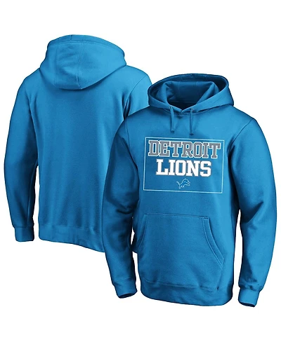 Fanatics Men's Blue Detroit Lions Big Tall Fleece Hoodie