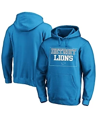 Fanatics Men's Blue Detroit Lions Big Tall Fleece Hoodie