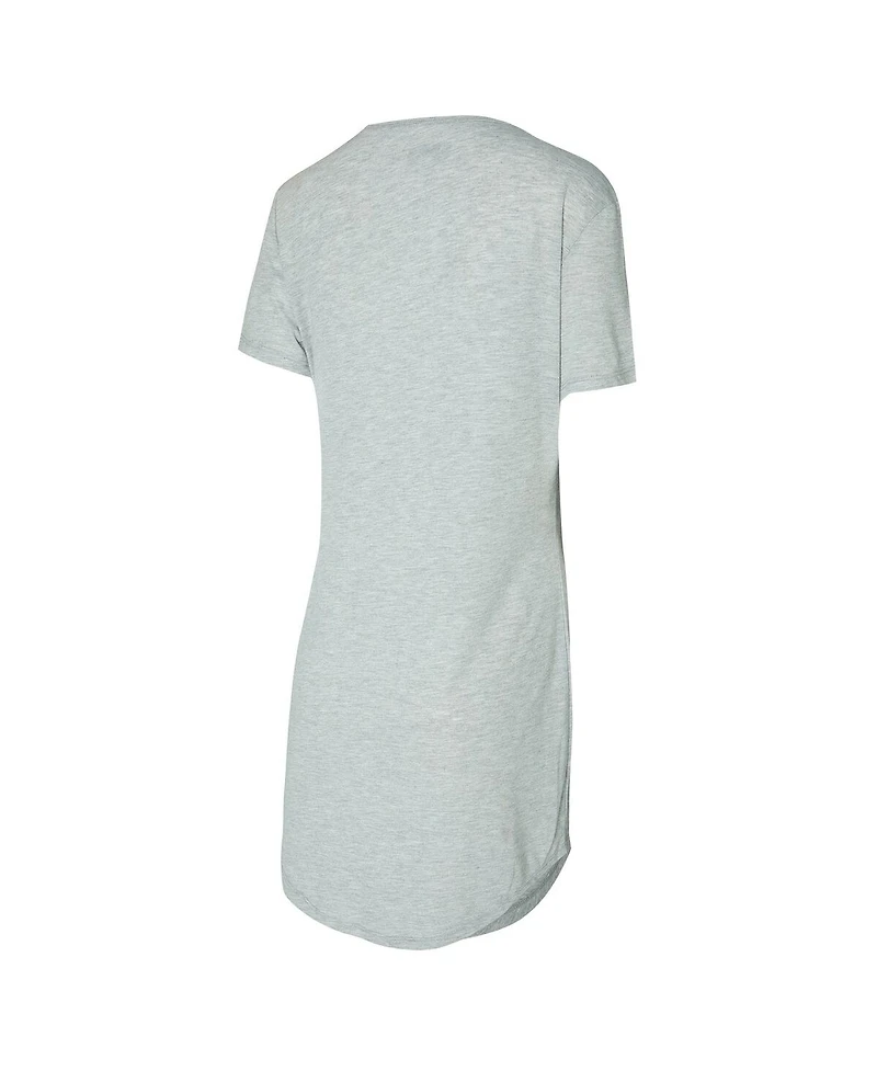 Concepts Sport Women's Gray Jacksonville Jaguars Petition Knit Nightshirt