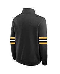 Nike Men's Black Army Knights West Point Classic Collection Club Fleece Half-Zip Pullover Hoodie