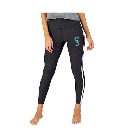 Concepts Sport Women's Charcoal/White Seattle Mariners Centerline Knit Leggings